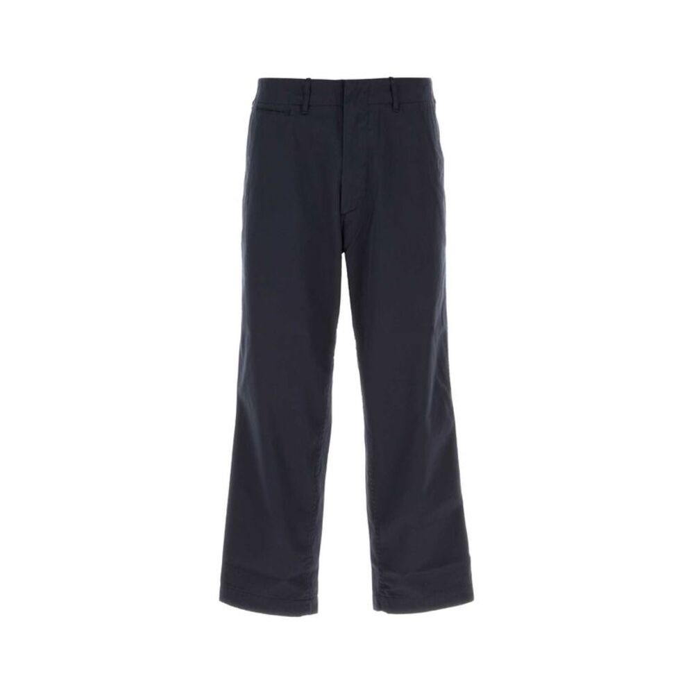 Nanamica Men Navy Blue Cotton Blend Pant